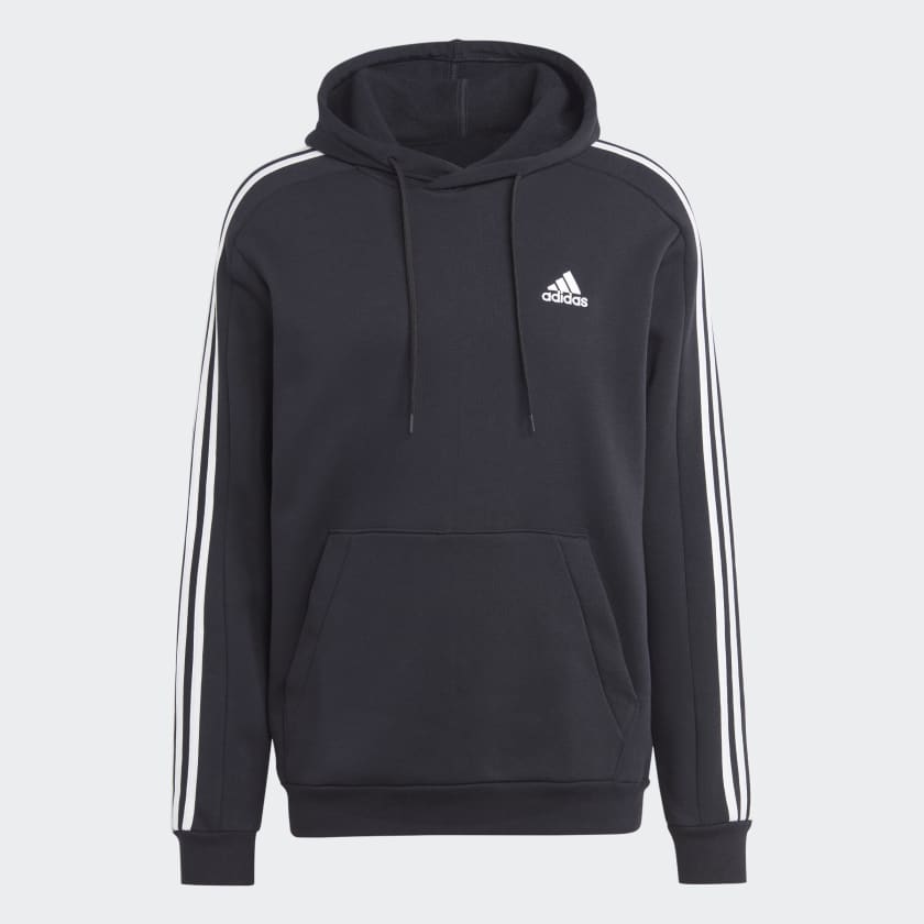 Essentials Fleece 3-Stripes Hoodie
