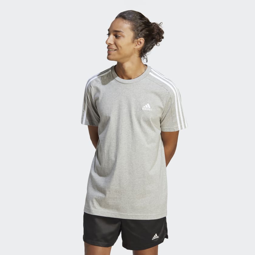 Essentials Single Jersey 3-Stripes T-Shirt
