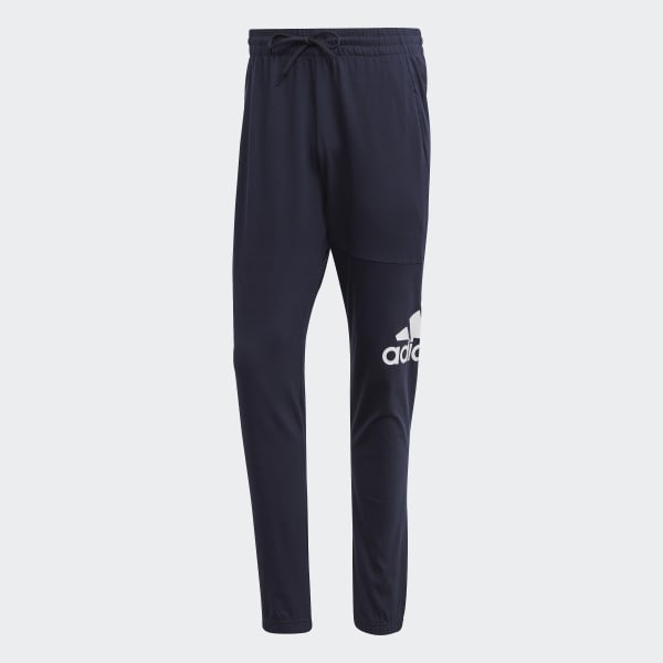 Essentials Single Jersey Tapered Badge Of Sport Joggers