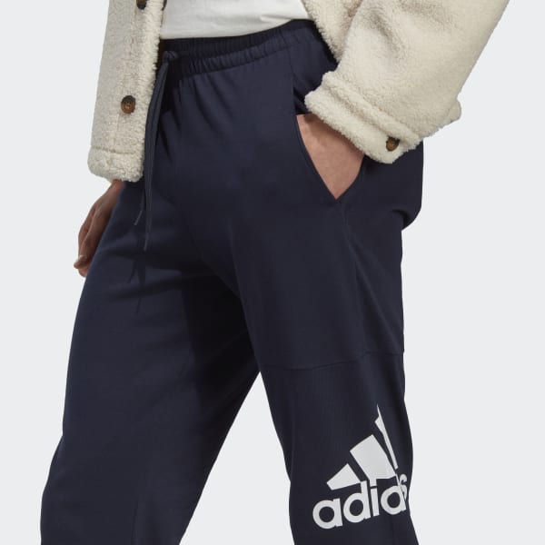 Essentials Single Jersey Tapered Badge Of Sport Joggers