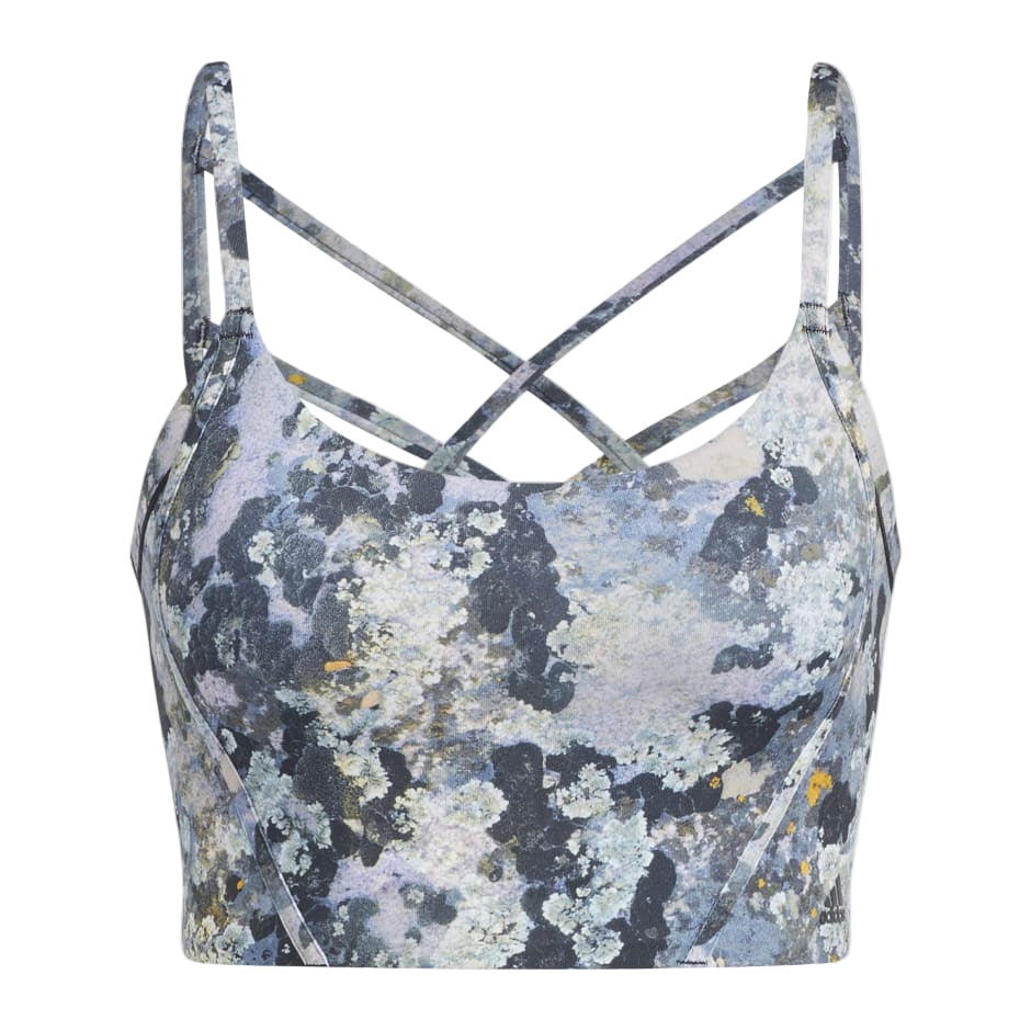 Yoga Light-Support Long Line Graphic Bra