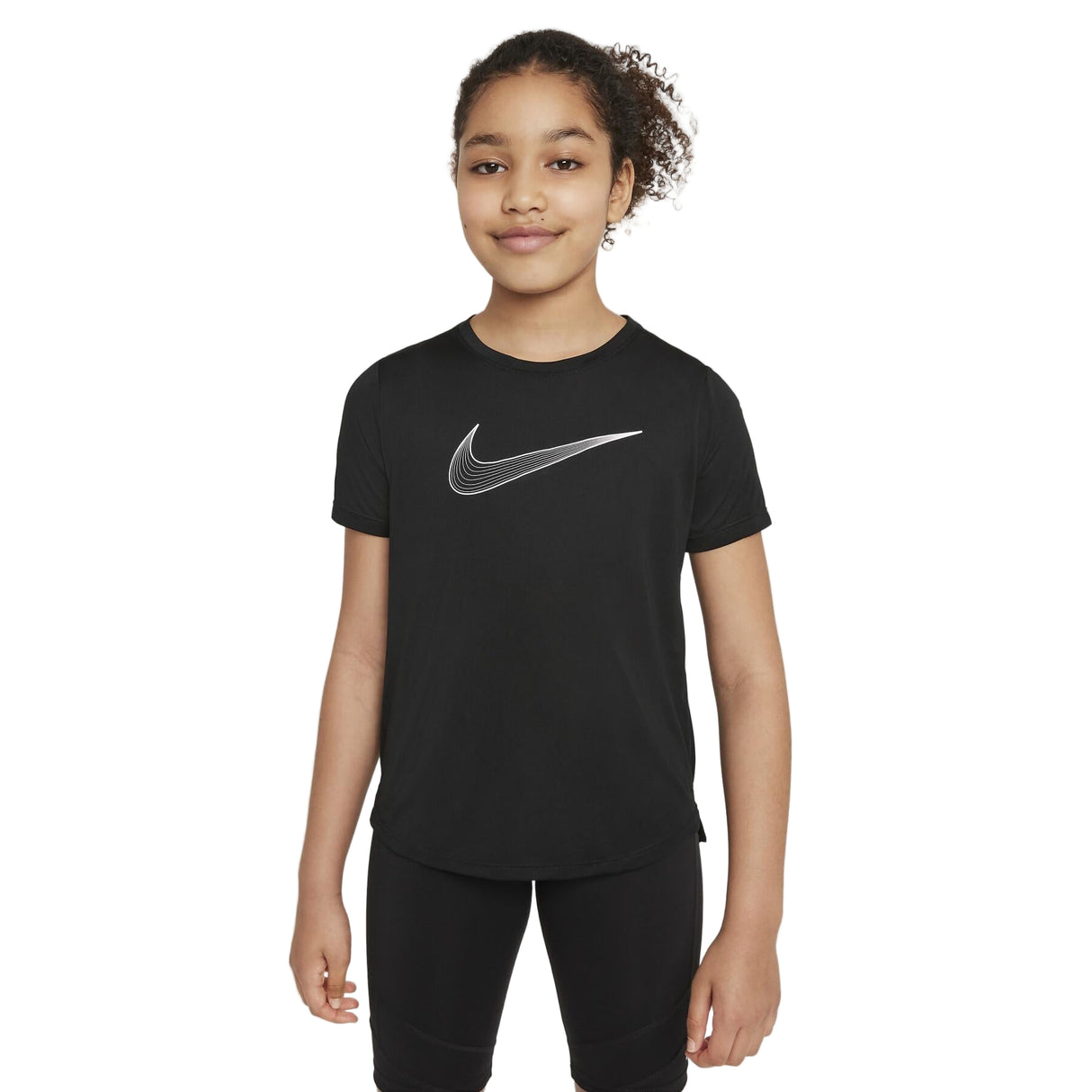 Nike One Older Kids' (Girls') Dri-Fit Short-Sleeve Training Top