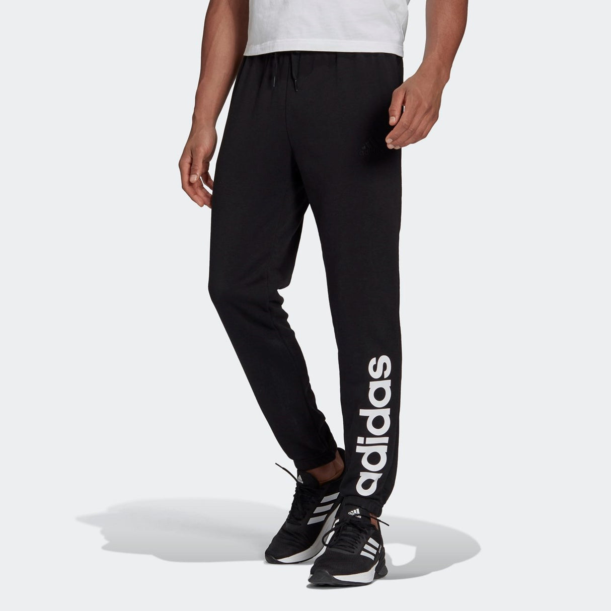 Essentials French Terry Tapered Elastic Cuff Logo Joggers