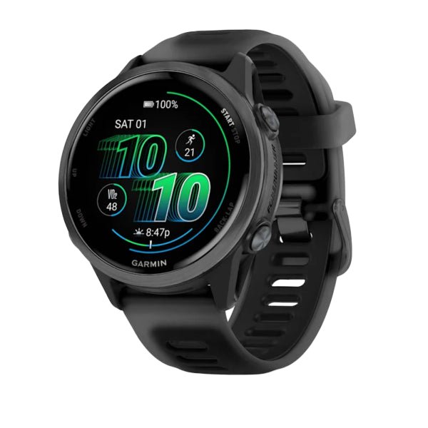 Forerunner 570 Slate Gray Aluminium Case Black Band 42 Mm