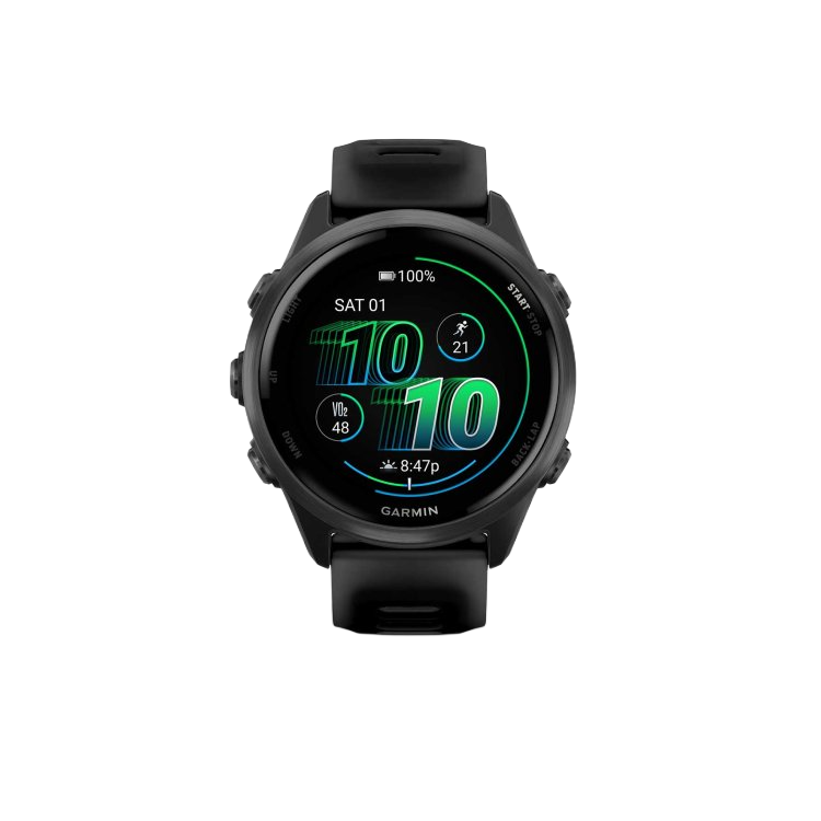 Forerunner 570 Slate Gray Aluminium Case Black Band 42 Mm
