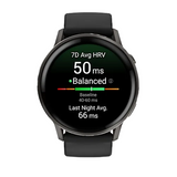 Venu 4 Slate Bezel With Black Silicone Band 45 Mm Watch