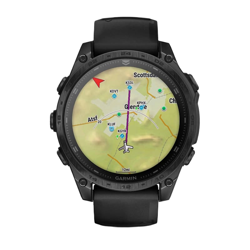 Tactix 8 Amoled Black Pebble Grey Silicone Band 47 Mm