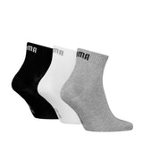 Puma Unisex Quarter Plain 3P