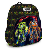 Backpack 12" 2Zips 3D Design Patterns Boys S