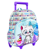 Backpack 12" 2Zips 3D Design Girls Design