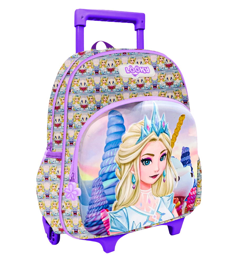Backpack 12" 2Zips 3D Design Girls Design