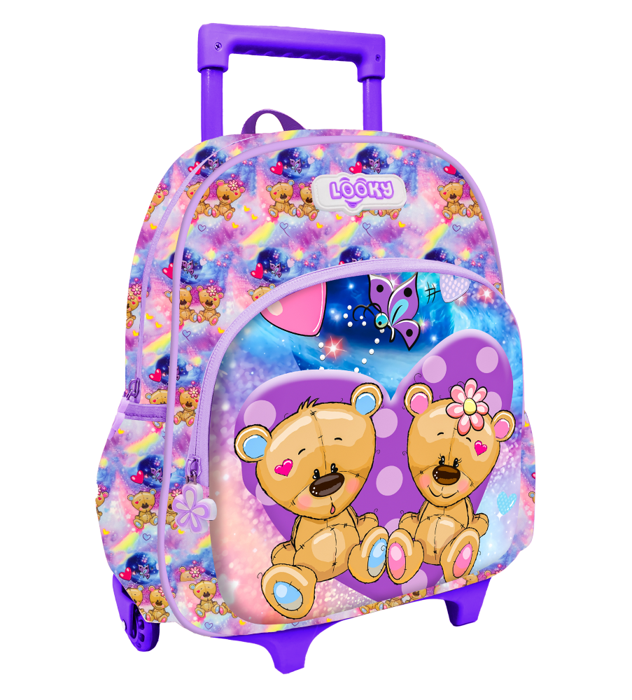 Backpack 12" 2Zips 3D Design Girls Design