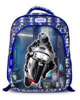 Backpack 16" 2Zips Visual Bomb 3D Fabric Satin Waterproof Patterns Boys S