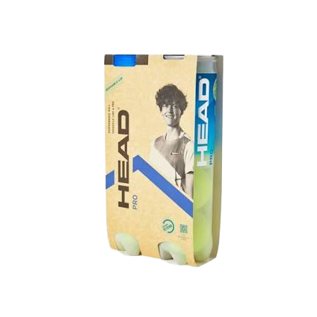 Pro Tennis 4 Ball Can 2 Pack
