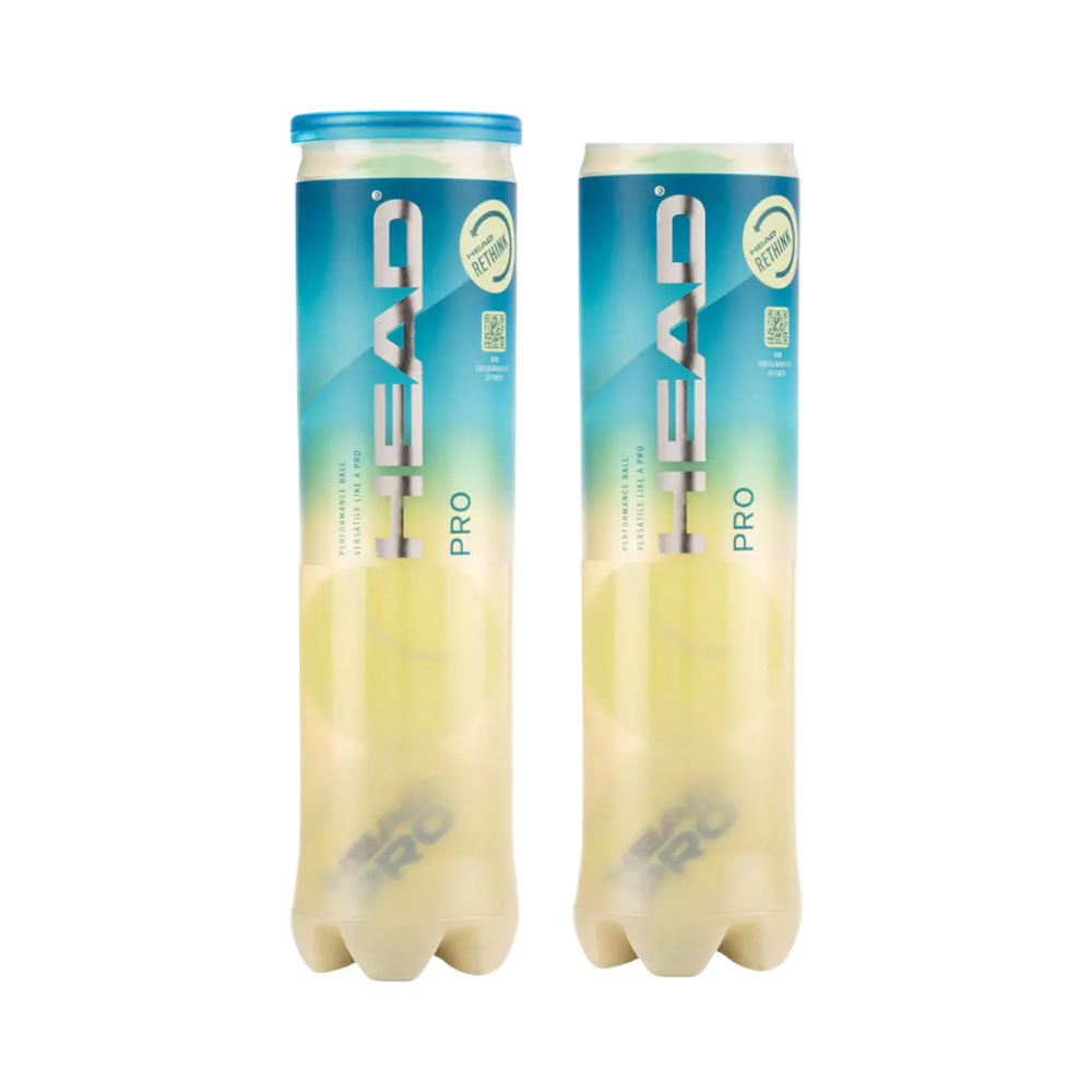 Pro Tennis 4 Ball Can 2 Pack
