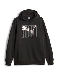 ESS LOGO LAB Holiday Hoodie FL PUMA Bla
