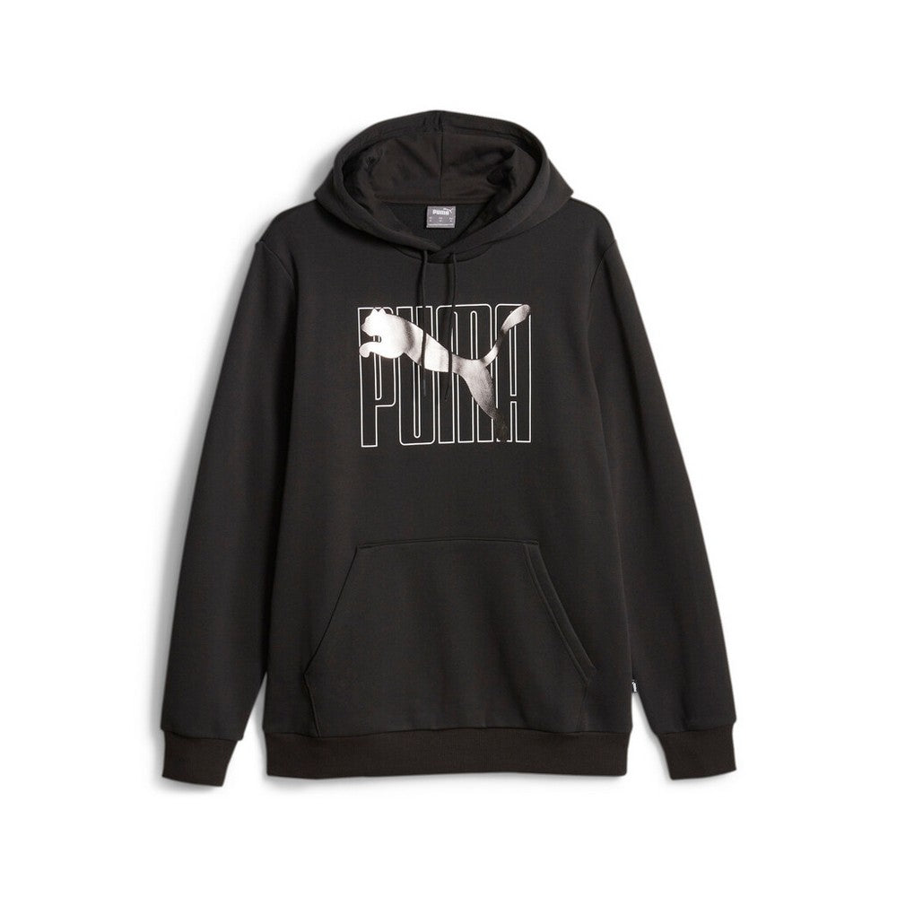 ESS LOGO LAB Holiday Hoodie FL PUMA Bla