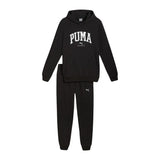 بدلة PUMA SQUAD ذات القلنسوة TR PUMA باللون الأسود