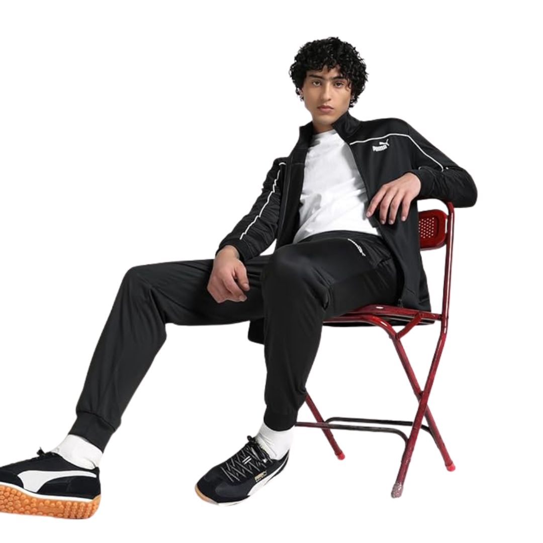 Poly Piping Suit Puma Black