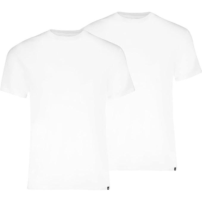 Puma Everyday Crew Neck Tee 2P White