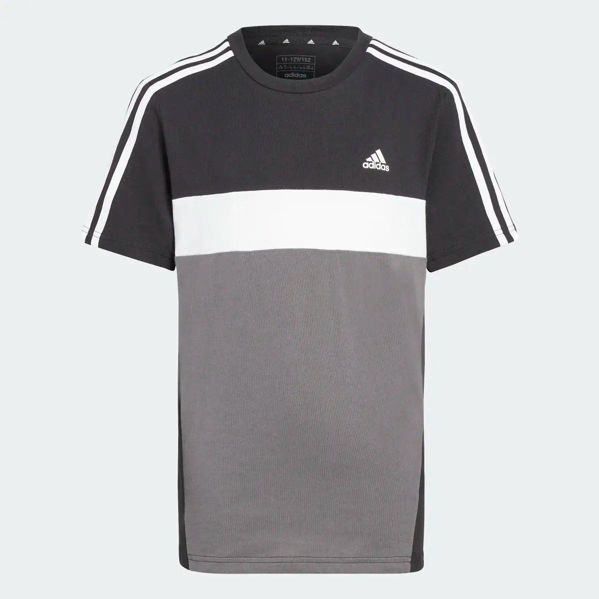 Tiberio 3-Stripes Colorblock Cotton T-Shirt Kids
