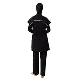 Pascal Lycra Long Sleeve Hijab Swimsuit – Black
