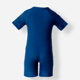 Radha Lycra Long Sleeve Swimsuit – Light Navy Blue