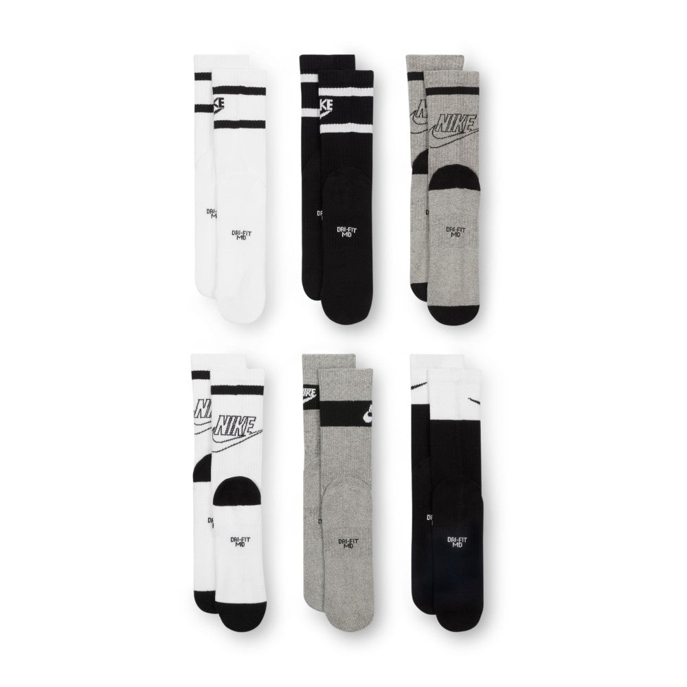 Everyday Cushioned Crew Socks (6 Pairs)