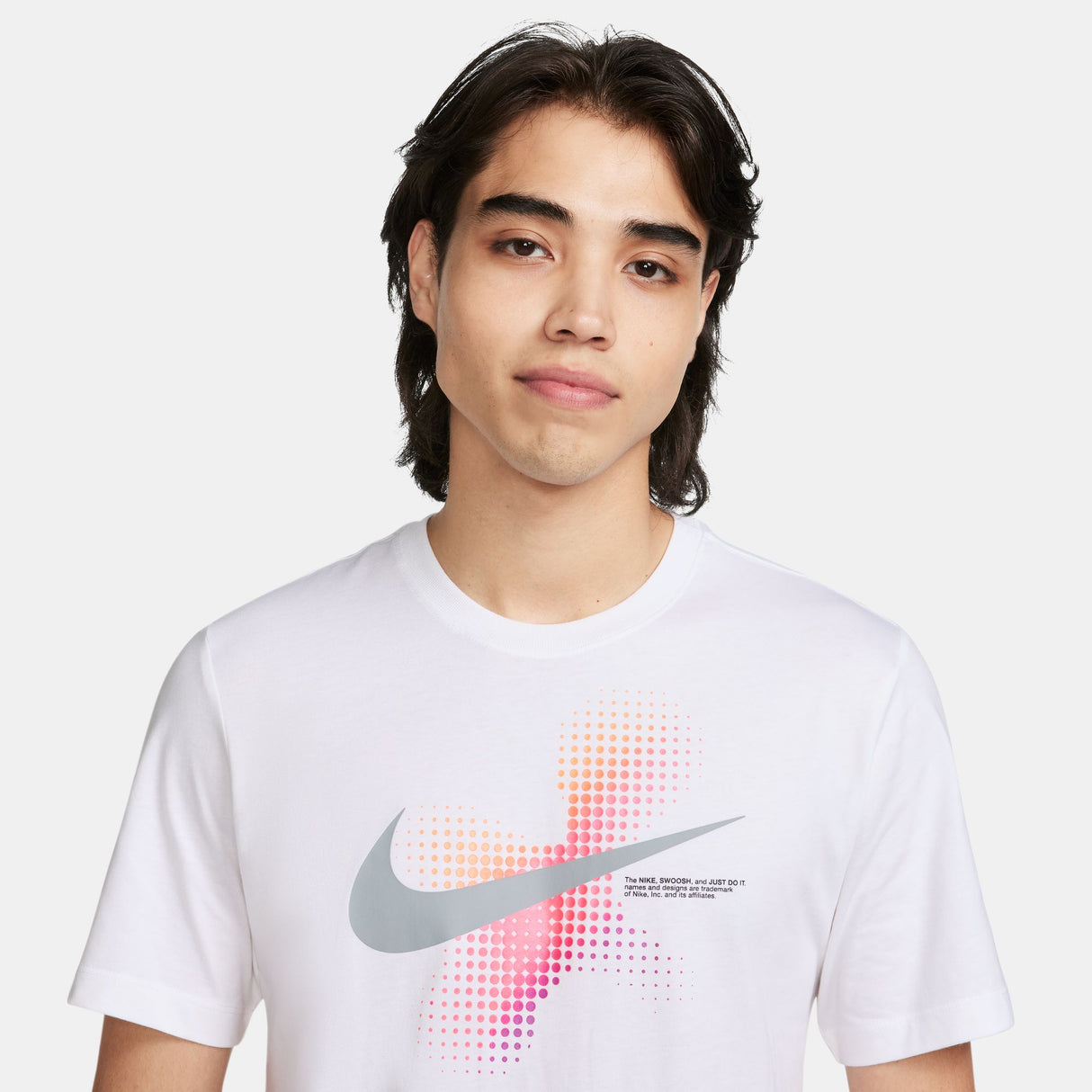 Swoosh Dot Print Graphic T-Shirt