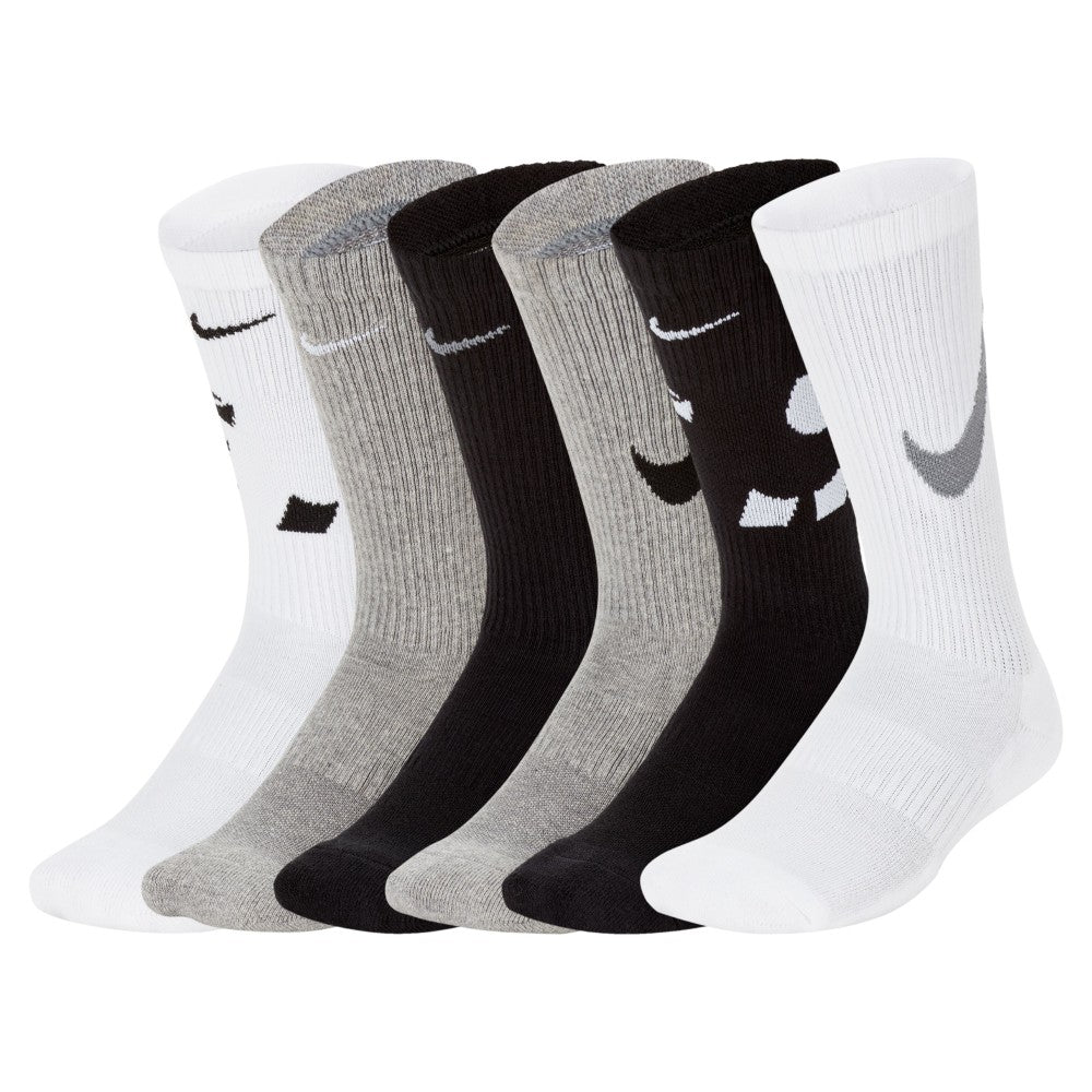 Everyday Cushioned Crew Socks (6 Pairs)