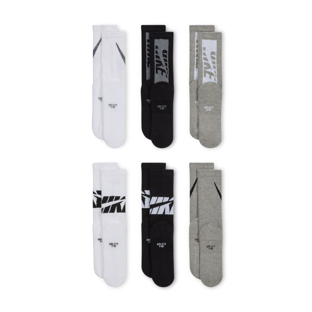 Everyday Cushioned Crew Socks (6 Pairs)