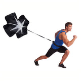 تمرين تعليمي للجري السريع باستخدام المظلة