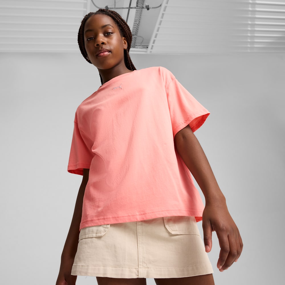 Ess Boxy Tee G,Pink Fruit