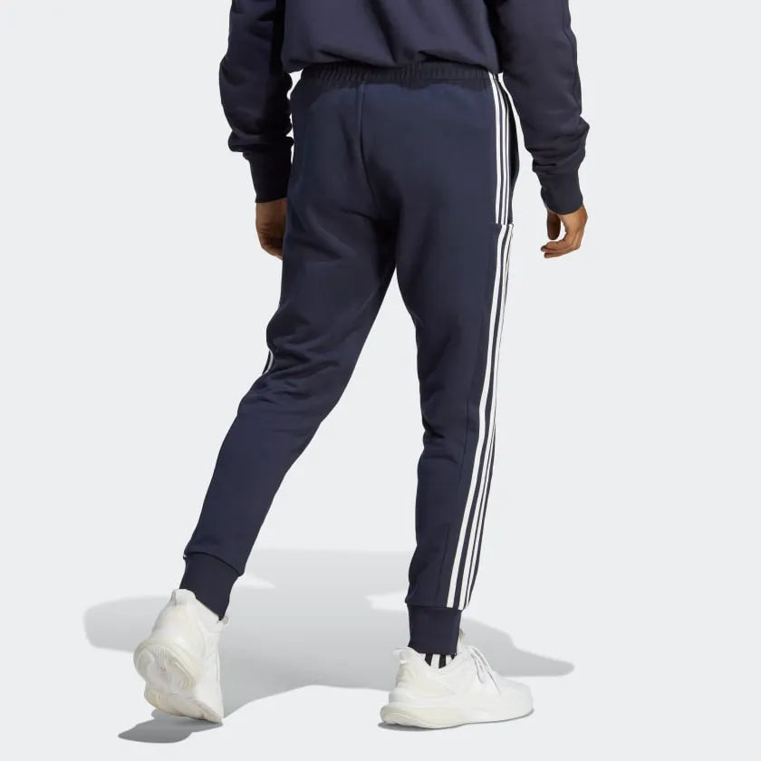 Essentials French Terry Tapered Cuff 3-Stripes Joggers