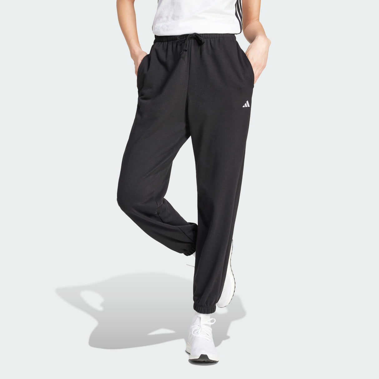 Essentials Small Logo French Terry Cuffed Joggers
