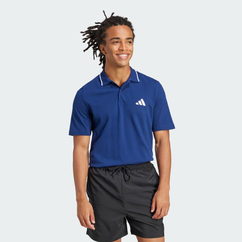 Essentials Small Logo Piqué Polo Shirt