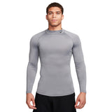 Nike Pro Men'S Dri-Fit Fitness Mock-Neck Long-Sleeve Top