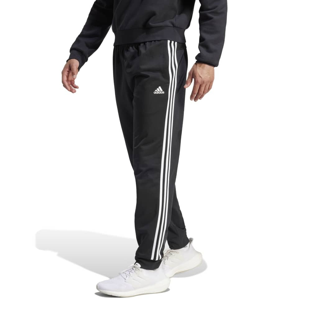 Essentials Warm-Up Tapered 3-Stripes Track Tracksuit Bottoms