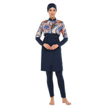 بدلة سباحة نسائية من Adasea باللون الأزرق الداكن