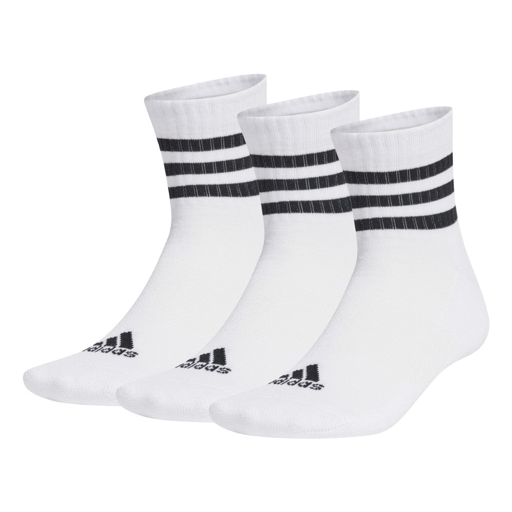 3-Stripes Cushioned Sportswear Low-Cut Socks 3 Pairs