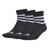 3-Stripes Cushioned Sportswear Low-Cut Socks 3 Pairs