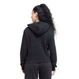 Essentials 3-Stripes French Terry Crop Hoodie