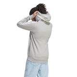 Essentials French Terry 3-Stripes Full-Zip Hoodie