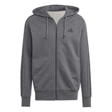Essentials French Terry 3-Stripes Full-Zip Hoodie
