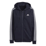 Essentials 3-Stripes French Terry Regular Full-Zip Hoodie