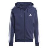 Essentials Fleece 3-Stripes Full-Zip Hoodie