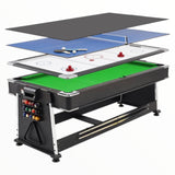 7Ft 4-In-1 Pool Table Full Set