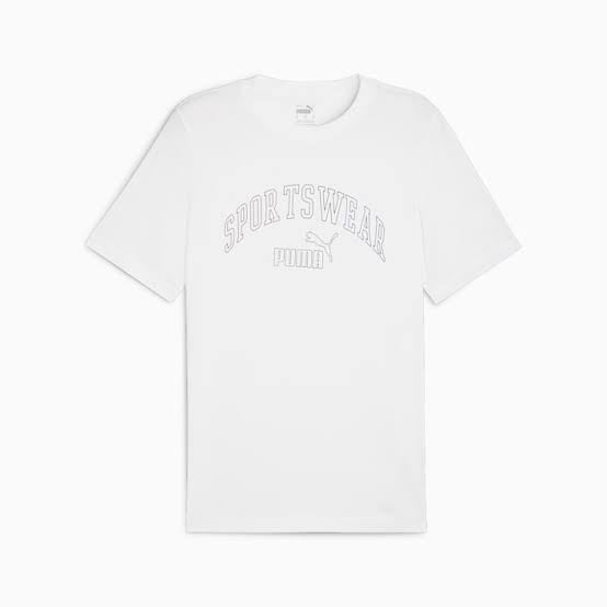 تي شيرت ESS LOGO LAB Gradient PUMA أبيض