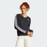Essentials 3-Stripes V-Neck Sweatshirt