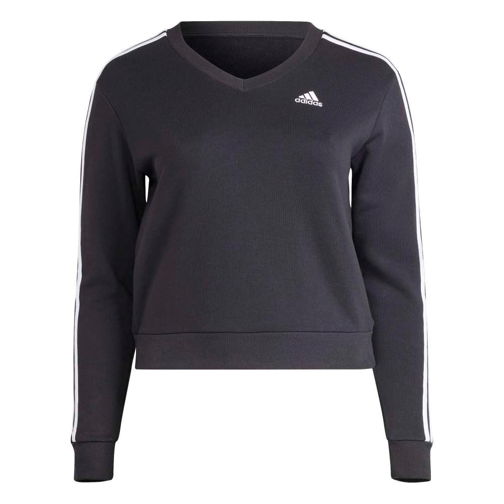 Essentials 3-Stripes V-Neck Sweatshirt